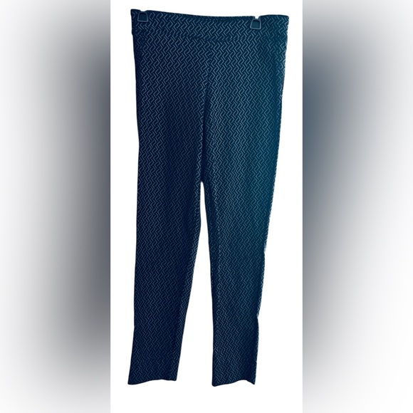 Habitat Pants - Habitat Pull-On Geometric  BlackAnkle Pants size Small